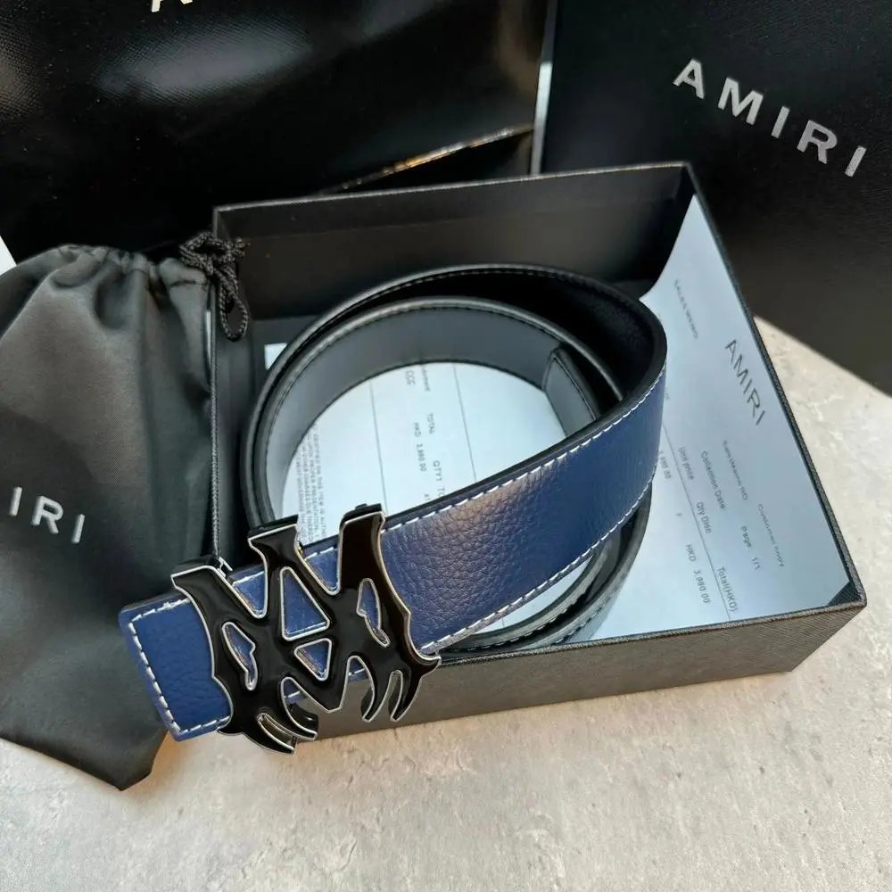 AMIRI Belts Logo Buckle Belt — Style 16