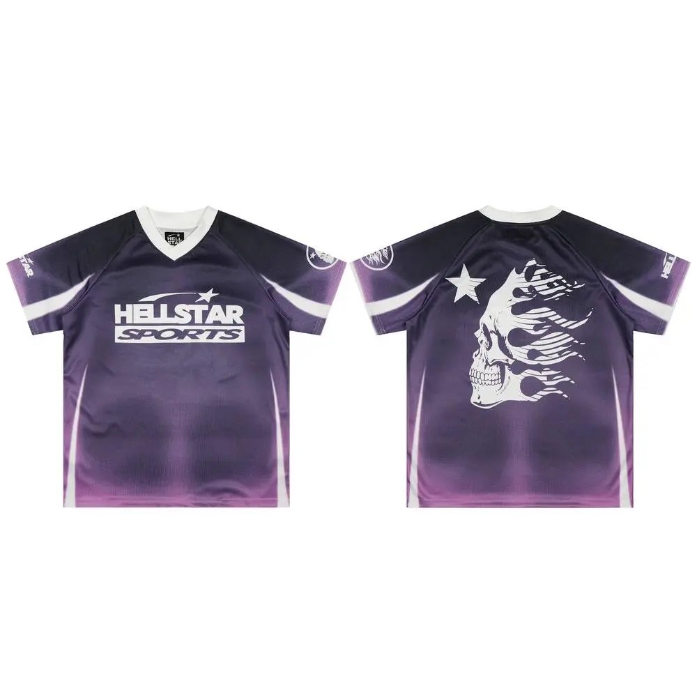 Hellstar Football Jerseys Short-Sleeve Graphic Jersey — Style 8