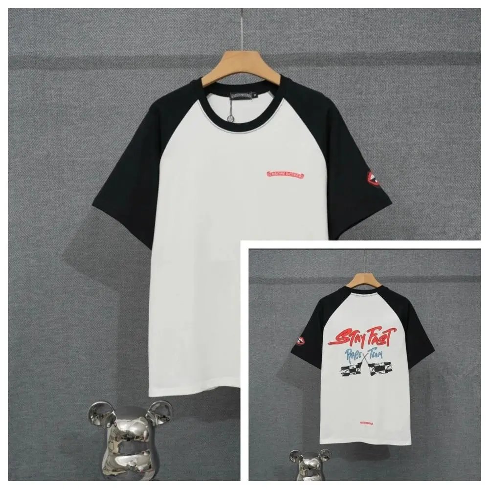 Chrome Hearts T-Shirts Short-Sleeve Raglan Graphic T-Shirt image 4
