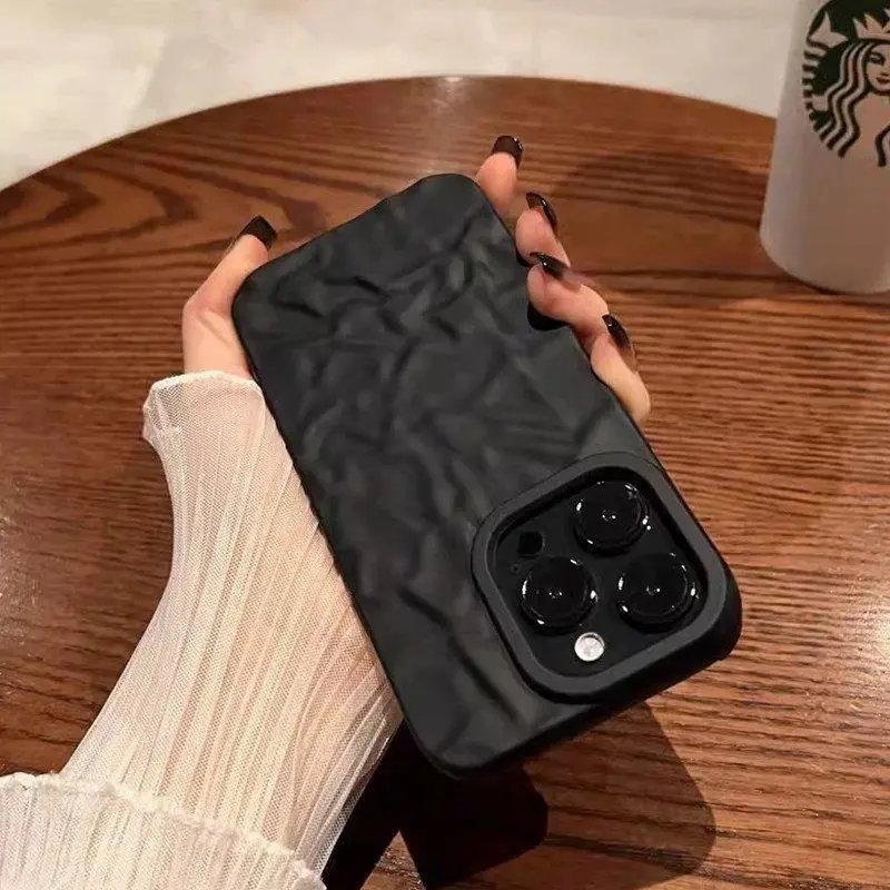 Unbranded Phone Cases Wrinkled textured iPhone case image 2