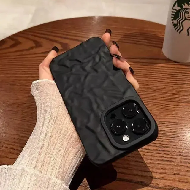 Unbranded Phone Cases Wrinkled textured iPhone case product detail image 2