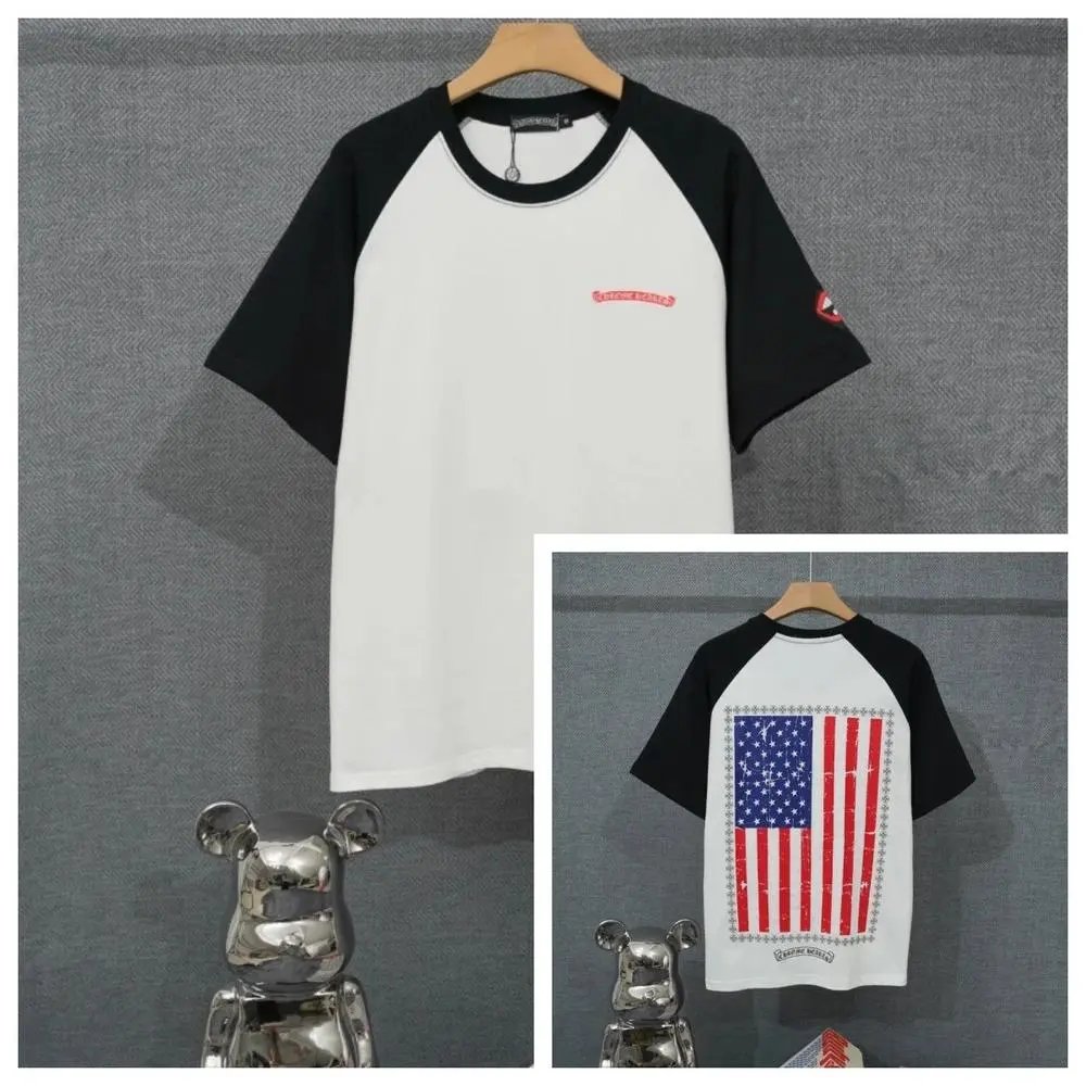 Chrome Hearts T-Shirts Short-Sleeve Raglan Graphic T-Shirt — Style 7
