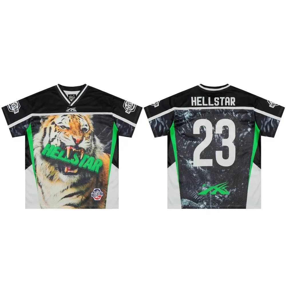 Hellstar Football Jerseys Short-Sleeve Graphic Jersey — Style 4