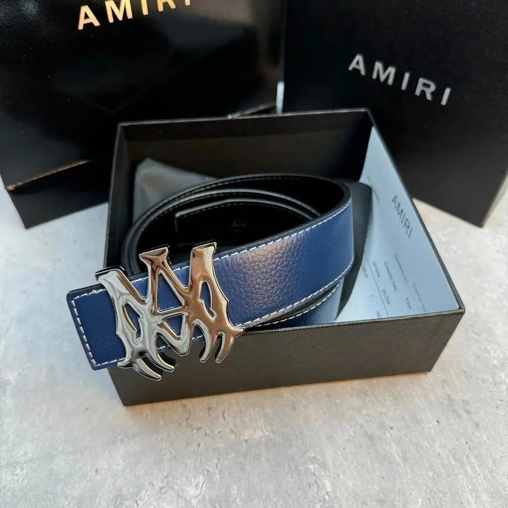 AMIRI Belts Logo Buckle Belt image 4