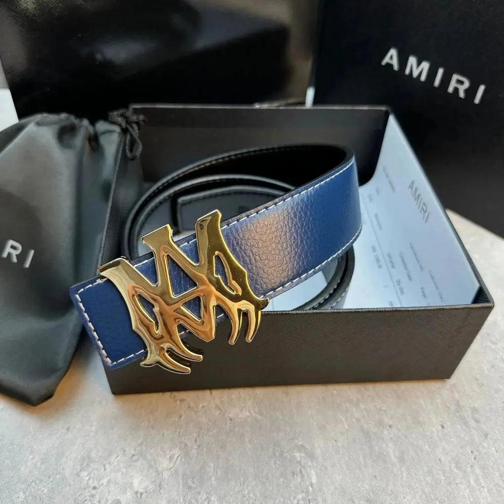 AMIRI Belts Logo Buckle Belt — Style 17