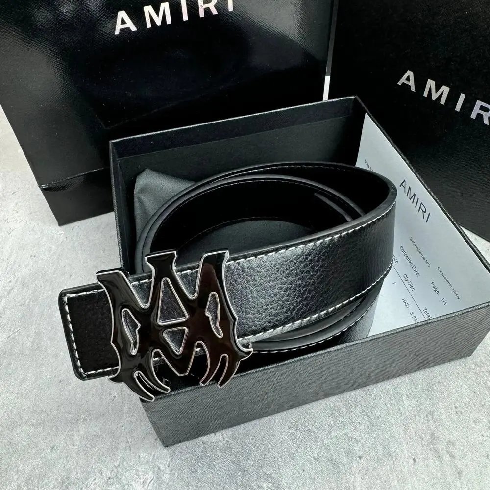 AMIRI Belts Logo Buckle Belt — Style 5