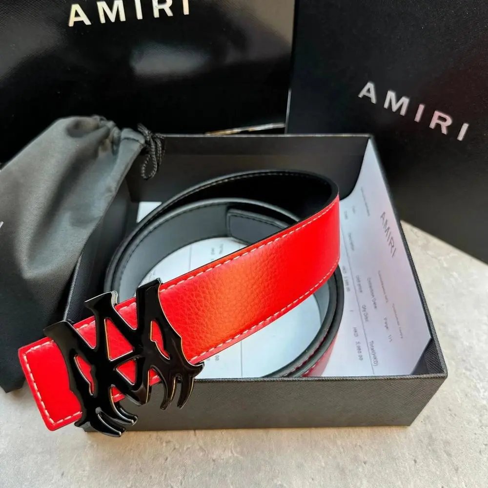 AMIRI Belts Logo Buckle Belt — Style 13