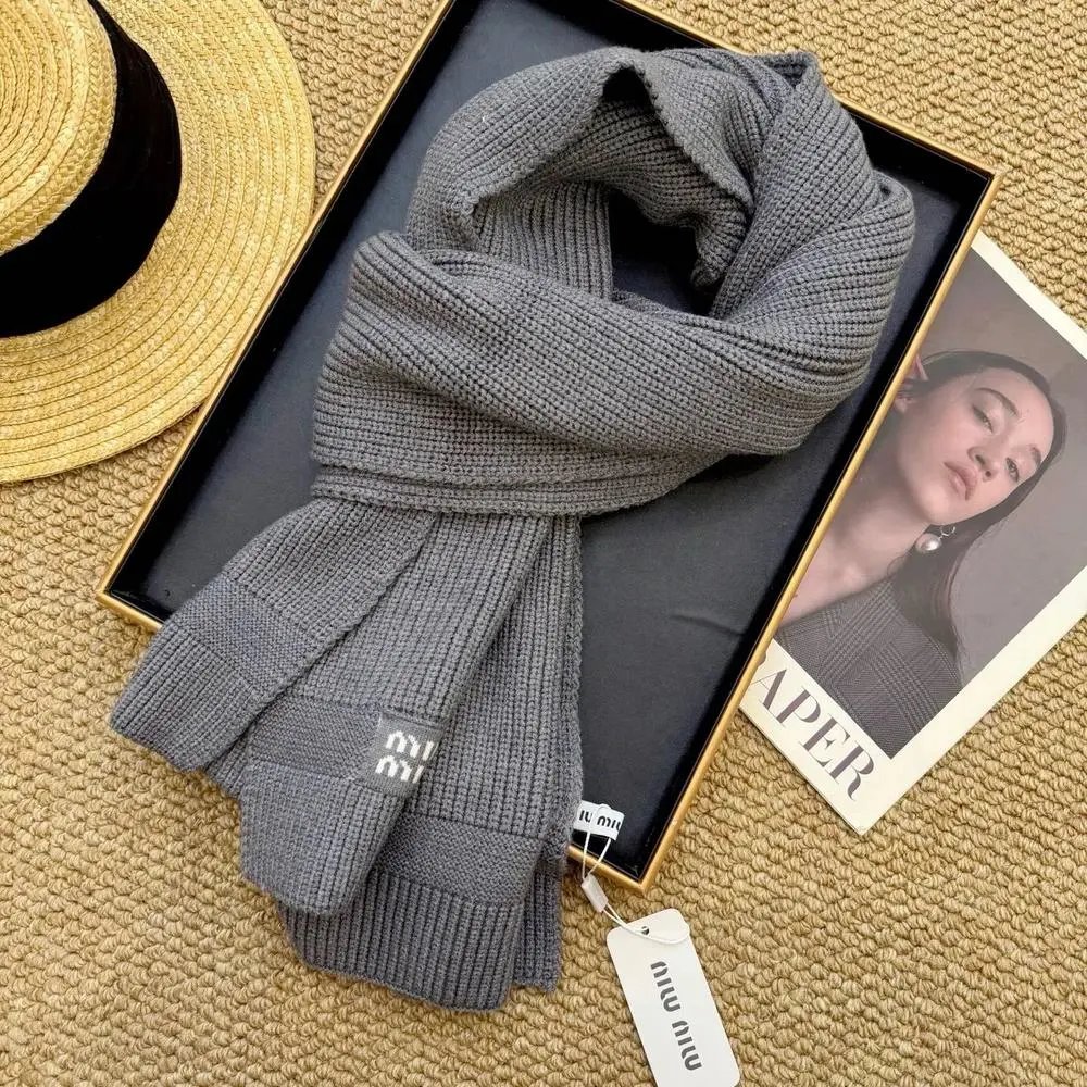 Chanel Scarves Knitted CC Logo Scarf — Style 26