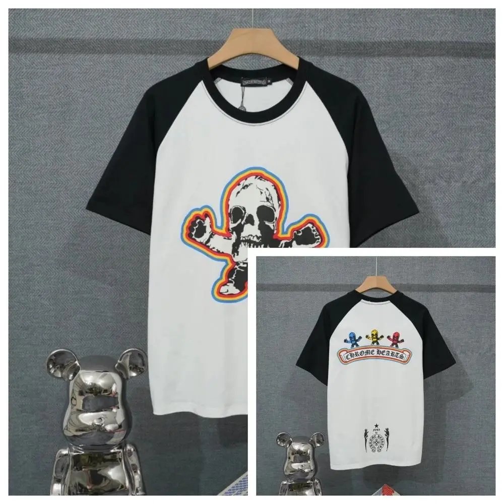 Chrome Hearts T-Shirts Short-Sleeve Raglan Graphic T-Shirt — Style 11