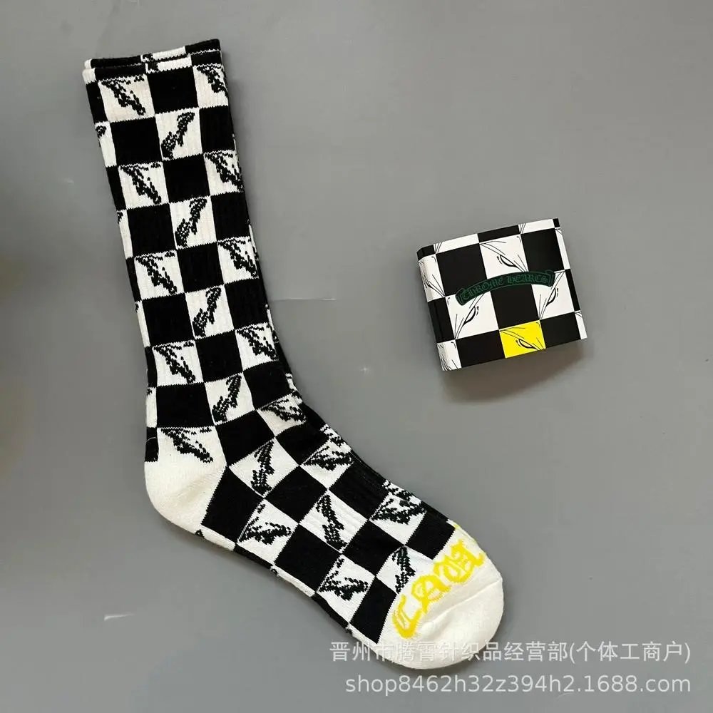 Chrome Hearts Socks Logo Cross Crew — Style 7