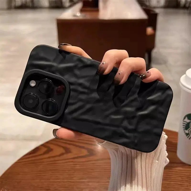 Unbranded Phone Cases Wrinkled textured iPhone case image 6