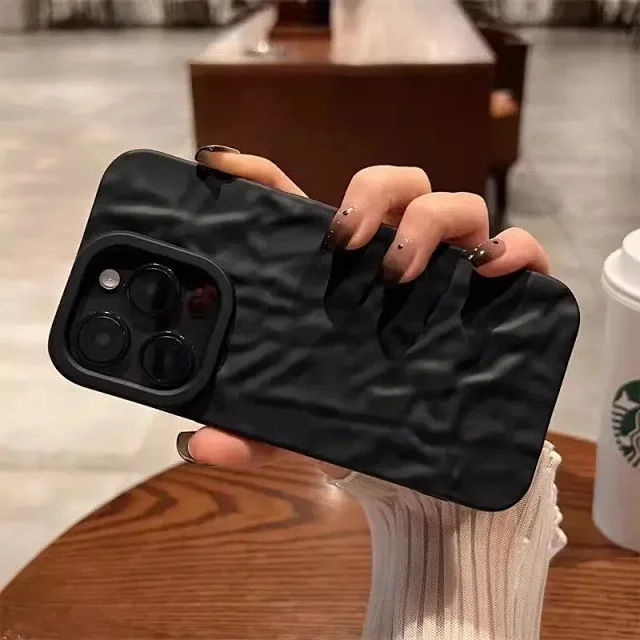 Unbranded Phone Cases Wrinkled textured iPhone case product detail image 6