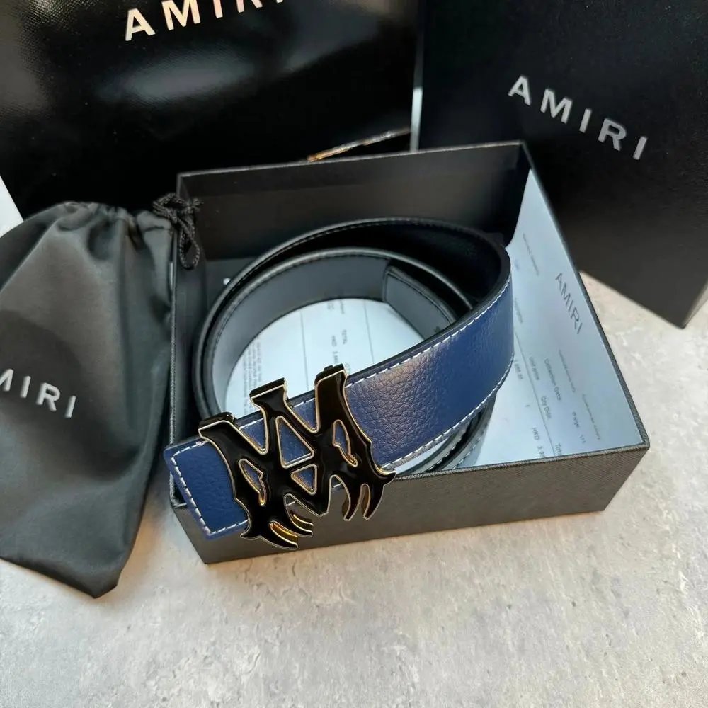 AMIRI Belts Logo Buckle Belt — Style 15