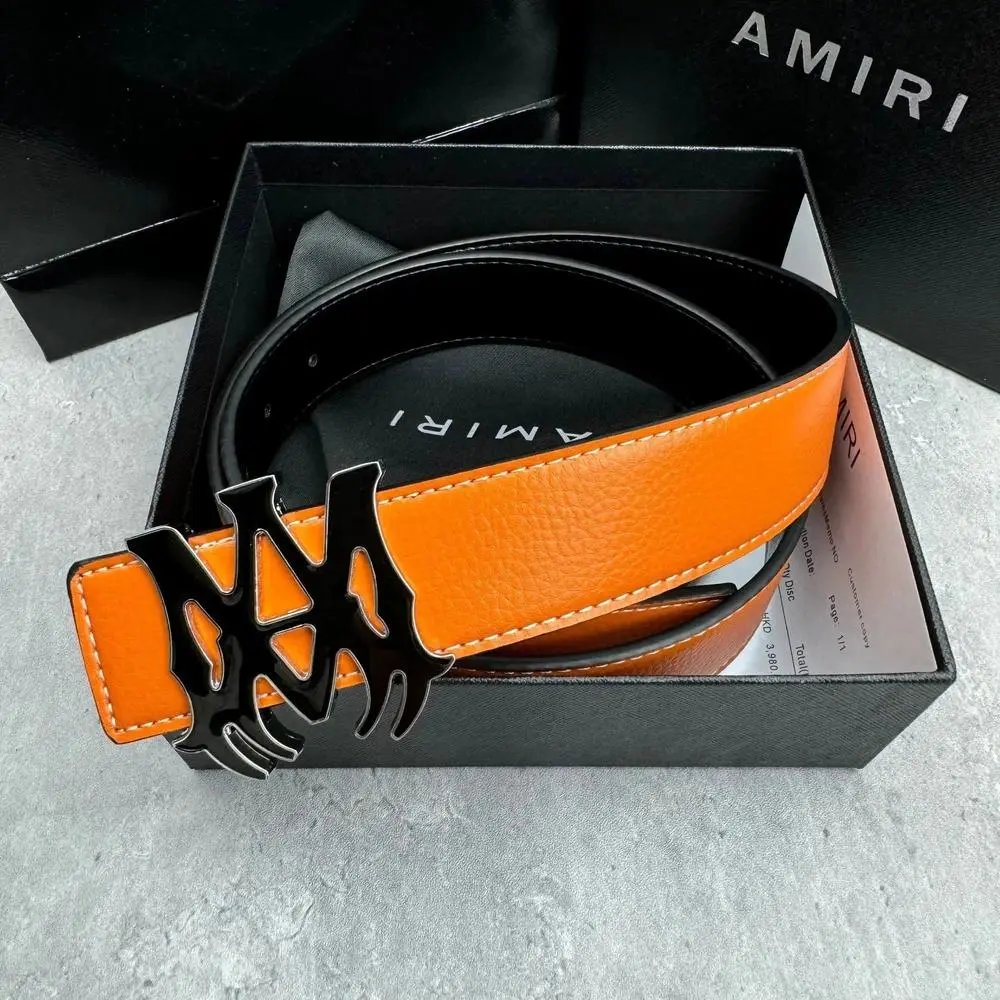 AMIRI Belts Logo Buckle Belt — Style 23
