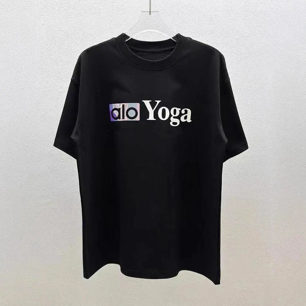 Alo Yoga T-Shirts Short-Sleeve Logo Graphic T-Shirt image 2