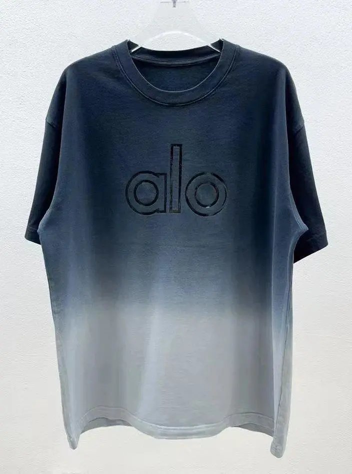 Alo Yoga T-Shirts Short-Sleeve Logo Graphic T-Shirt — Style 5