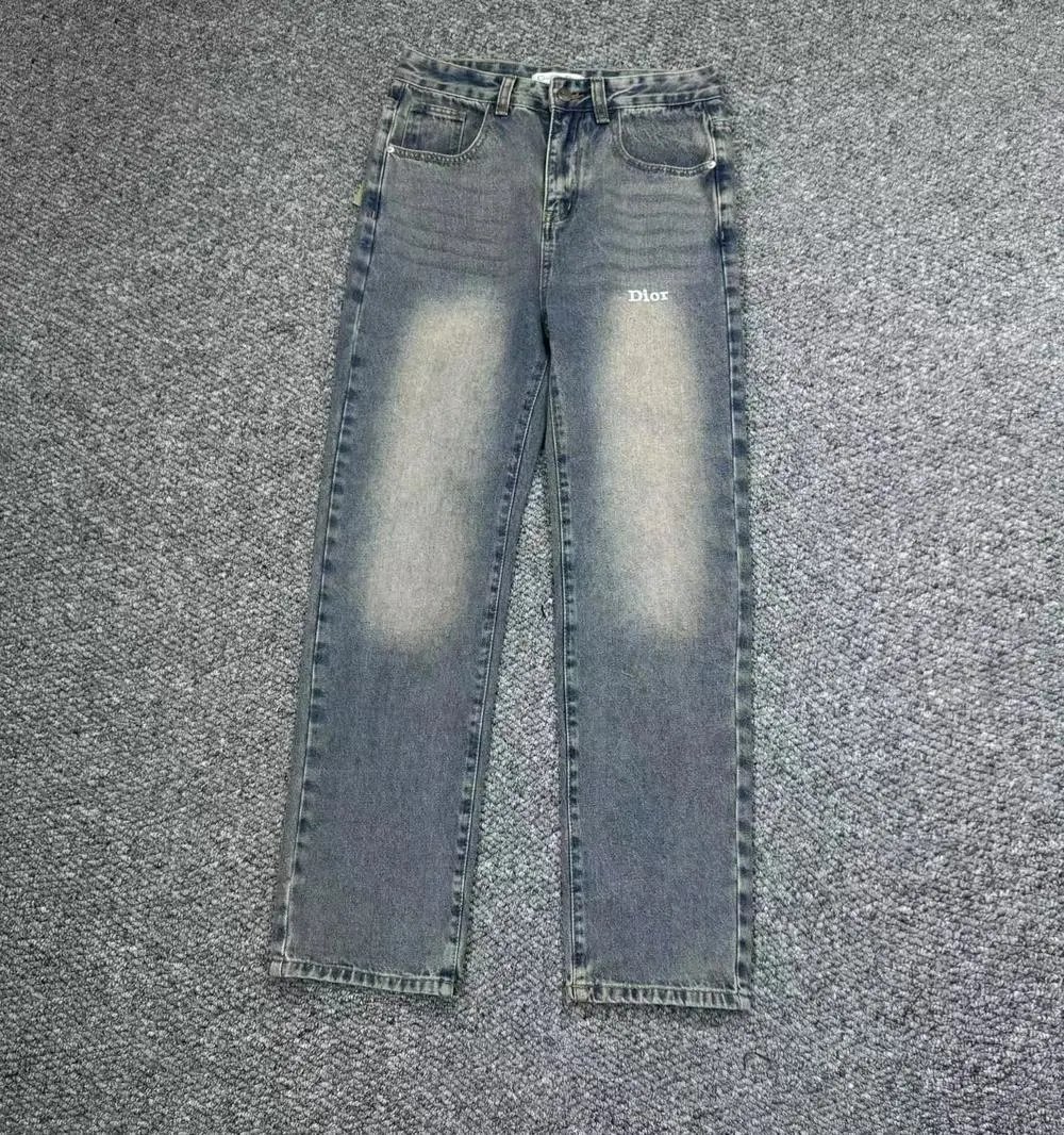 Dior Jeans Straight-leg with logo patch image 4