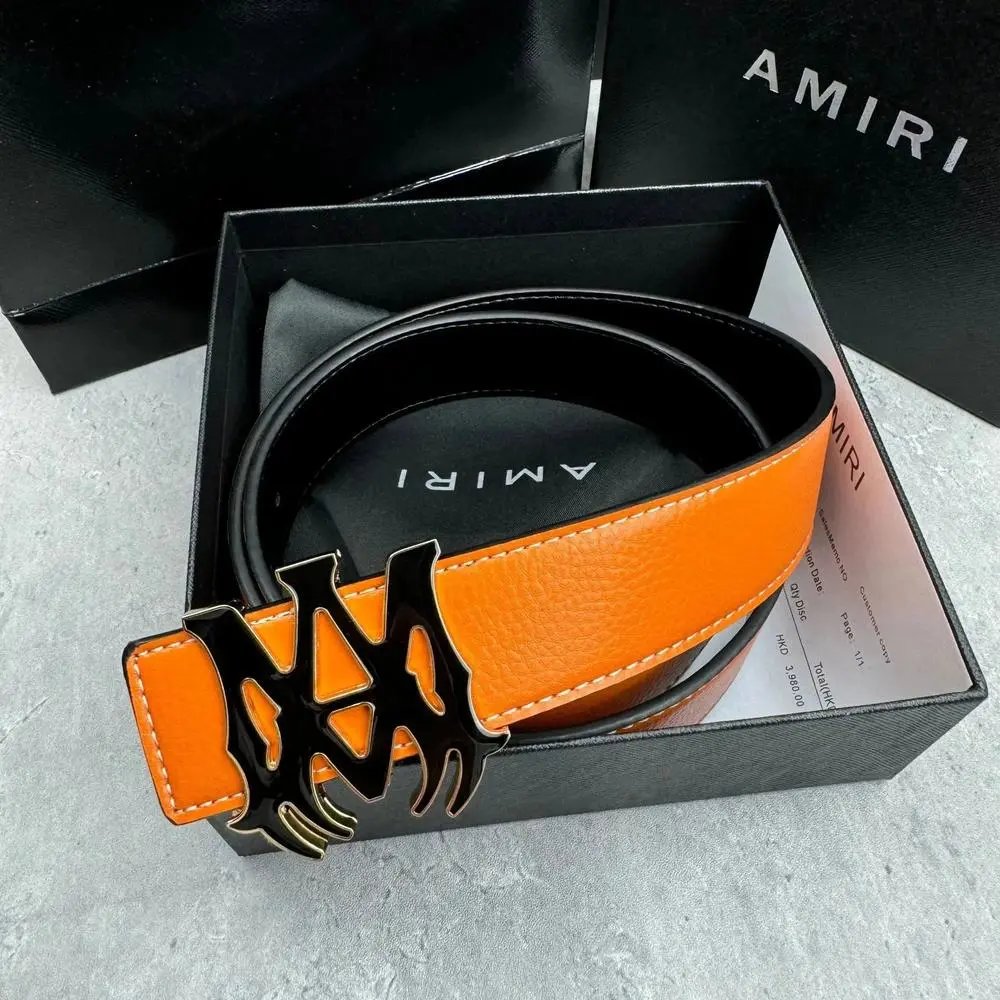 AMIRI Belts Logo Buckle Belt — Style 22