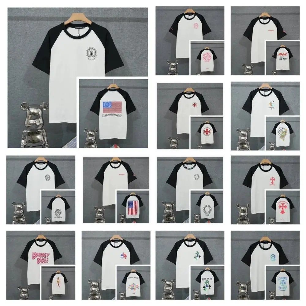 Chrome Hearts flag raglan tee — W2CFinds curated find