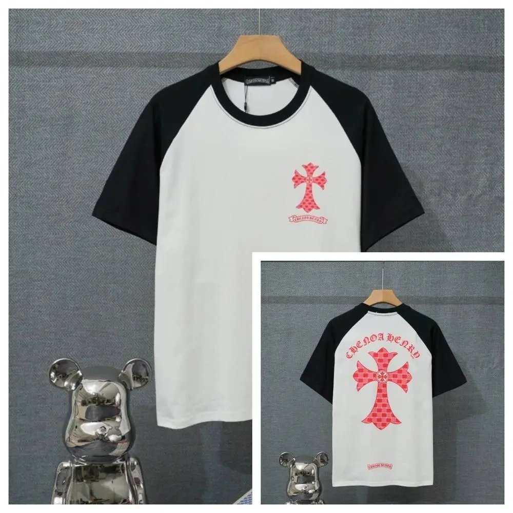 Chrome Hearts T-Shirts Short-Sleeve Raglan Graphic T-Shirt — Style 12