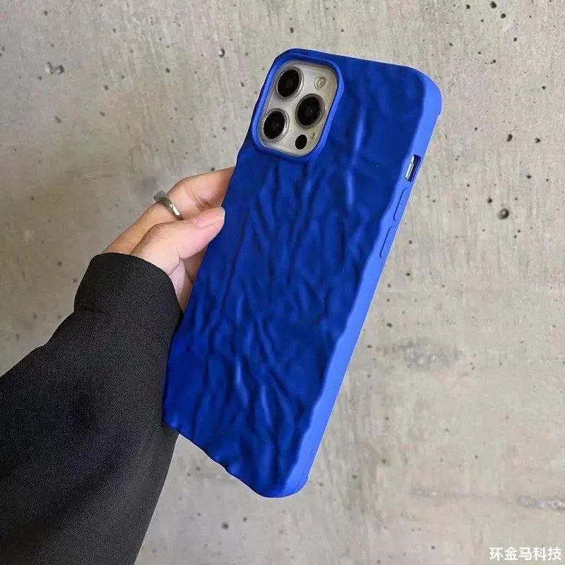 Unbranded Phone Cases Wrinkled textured iPhone case — Style 1