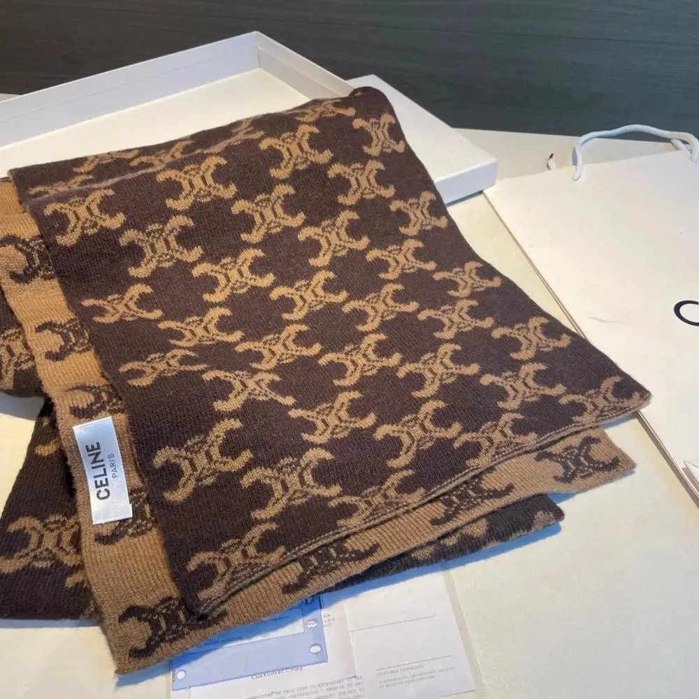 Chanel Scarves Knitted CC Logo Scarf — Style 31