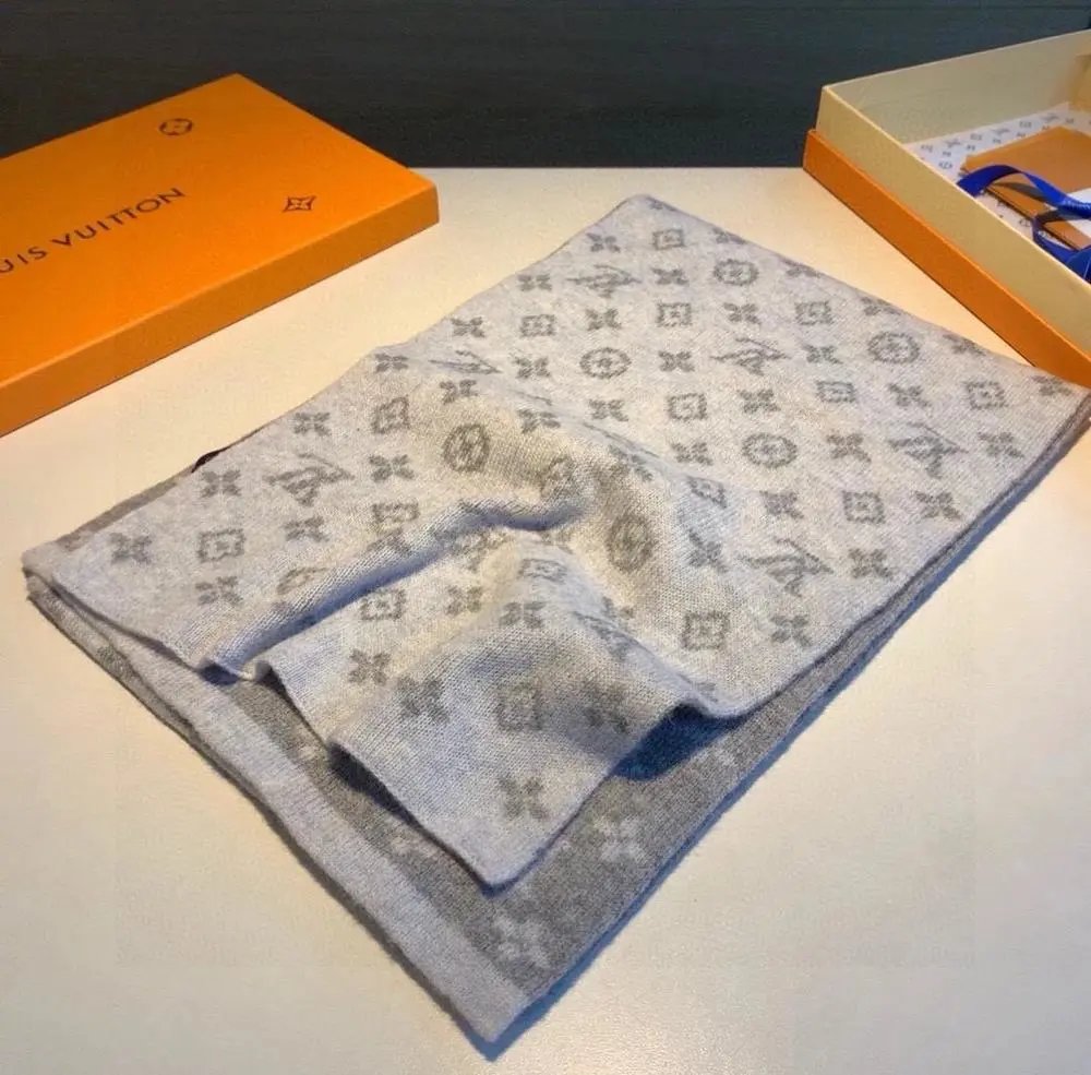 Chanel Scarves Knitted CC Logo Scarf — Style 39