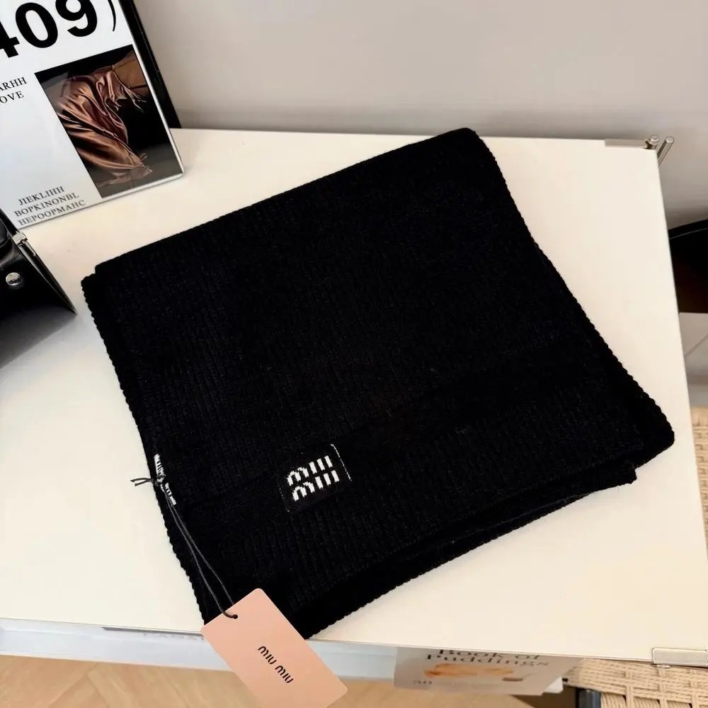 Chanel Scarves Knitted CC Logo Scarf — Style 27