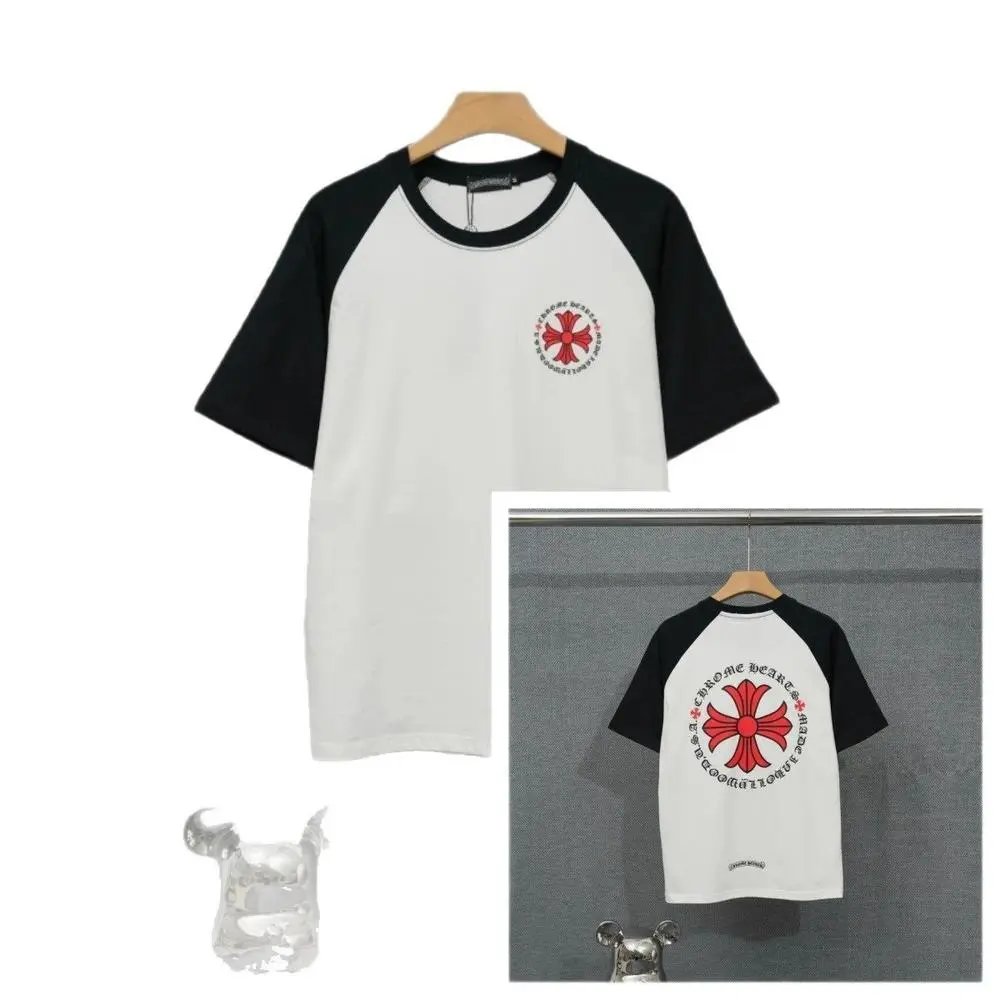 Chrome Hearts T-Shirts Short-Sleeve Raglan Graphic T-Shirt image 5