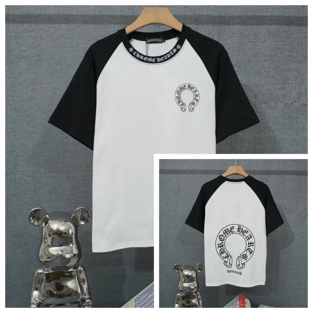 Chrome Hearts T-Shirts Short-Sleeve Raglan Graphic T-Shirt — Style 8