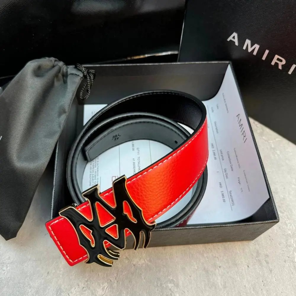 AMIRI Belts Logo Buckle Belt image 5