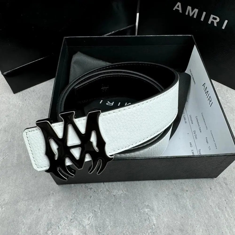 AMIRI Belts Logo Buckle Belt — Style 10