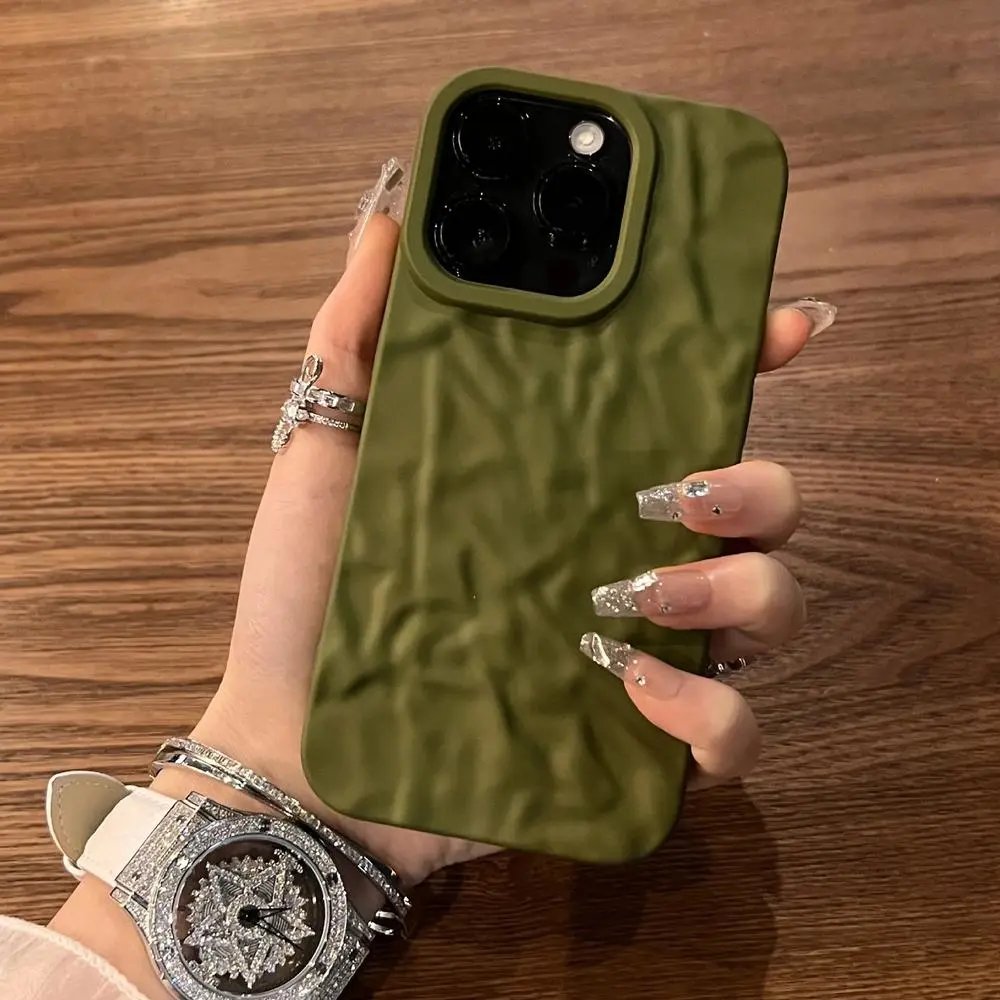 Unbranded Phone Cases Wrinkled textured iPhone case — Style 7