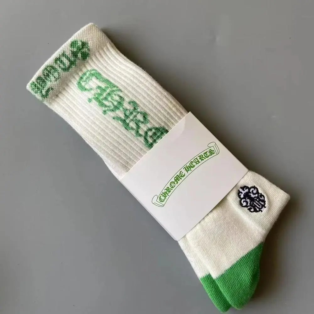 Chrome Hearts Socks Striped crew — Style 11