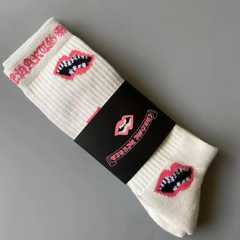 Chrome Hearts Socks Striped crew — Style 7