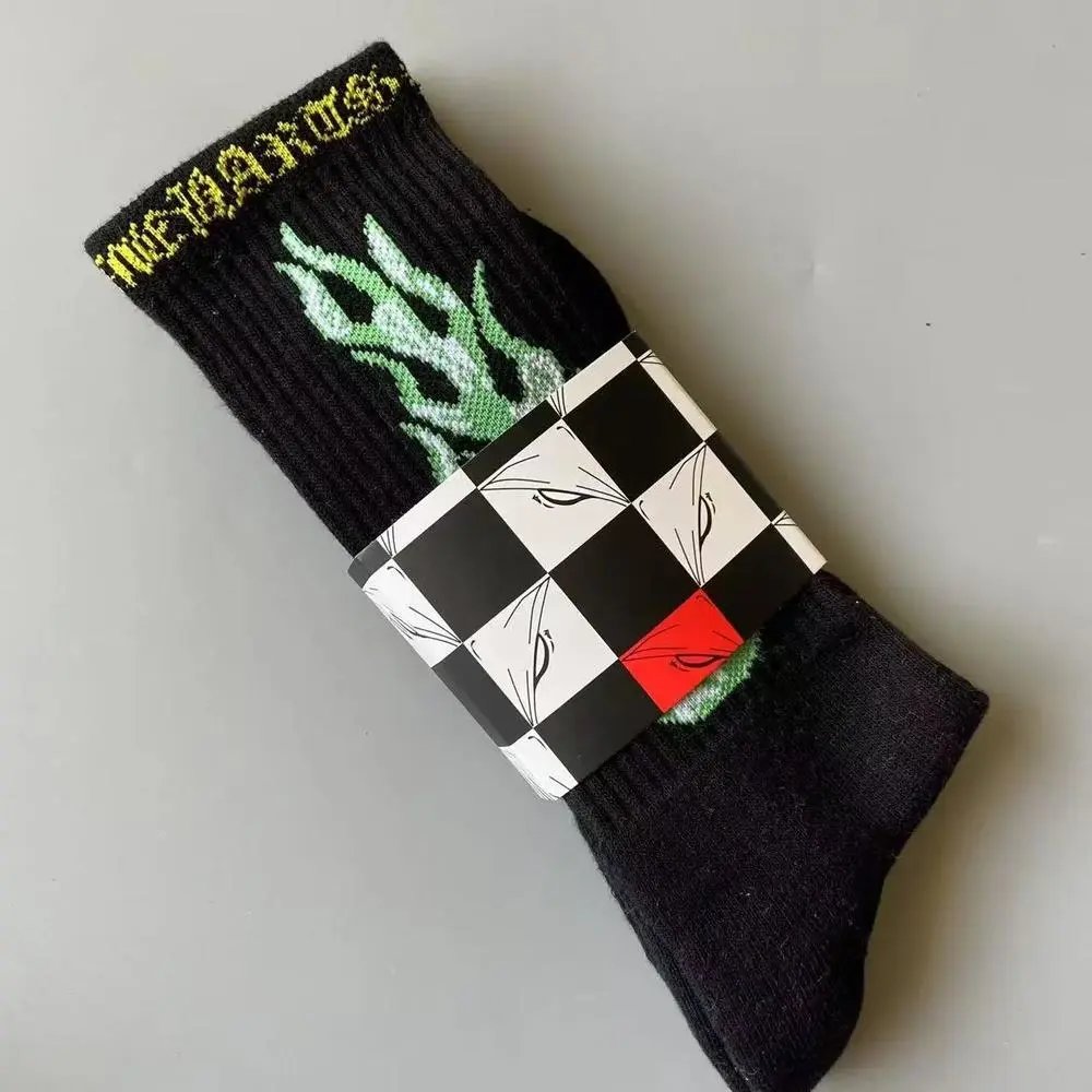 Chrome Hearts Socks Striped crew — Style 23