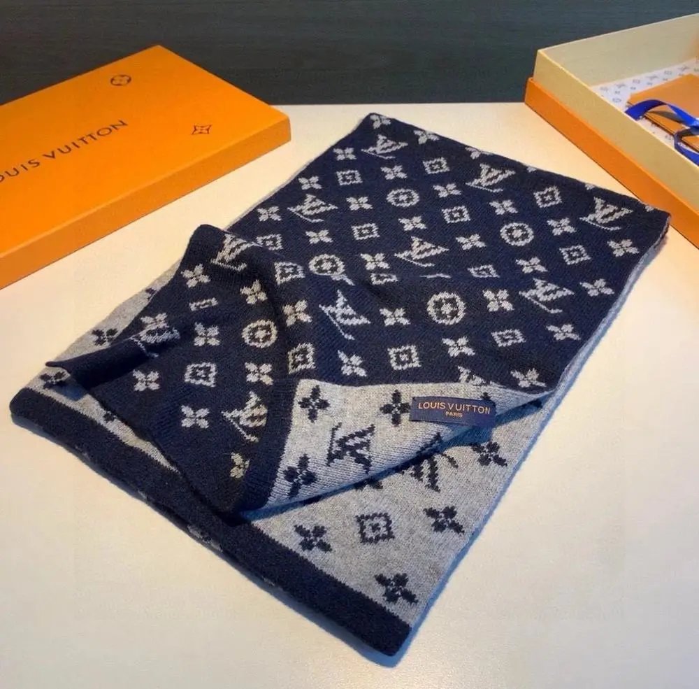 Chanel Scarves Knitted CC Logo Scarf — Style 40