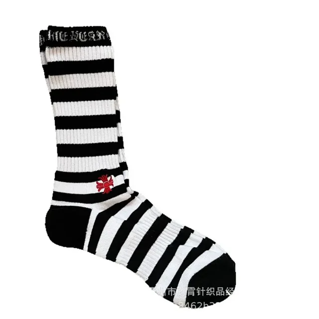 Chrome Hearts Socks Logo Cross Crew product detail image 4