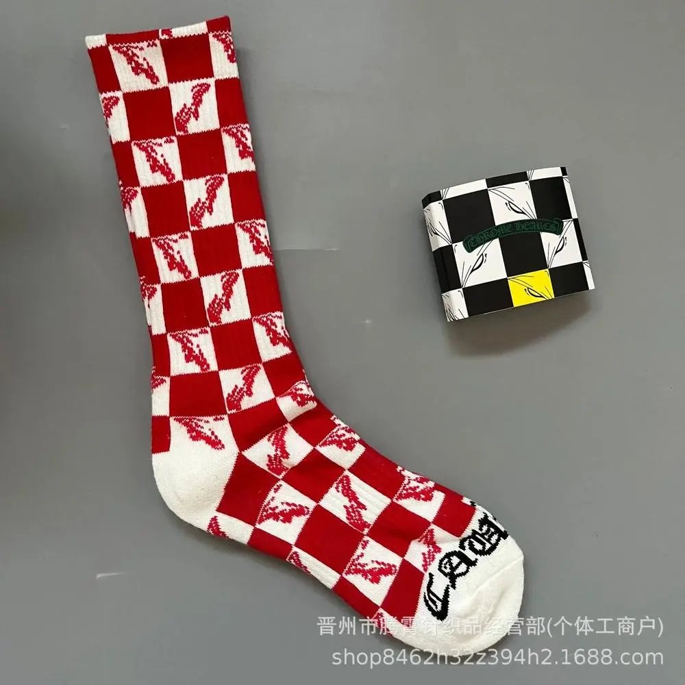 Chrome Hearts Socks Logo Cross Crew — Style 8