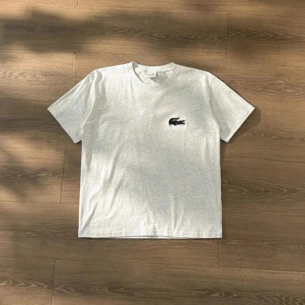 Lacoste T-Shirts Short-Sleeve Crew-Neck Crocodile Logo — Style 16