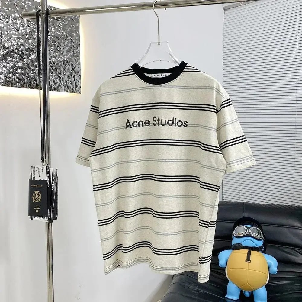 Acne Studios T-Shirts Short-Sleeve Logo Graphic T-Shirt — Style 1