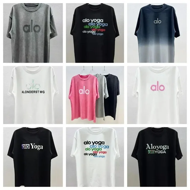 Alo Yoga T-Shirts Short-Sleeve Logo Graphic T-Shirt product detail image 1