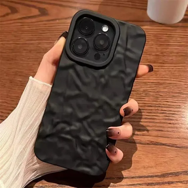 Unbranded Phone Cases Wrinkled textured iPhone case product detail image 4