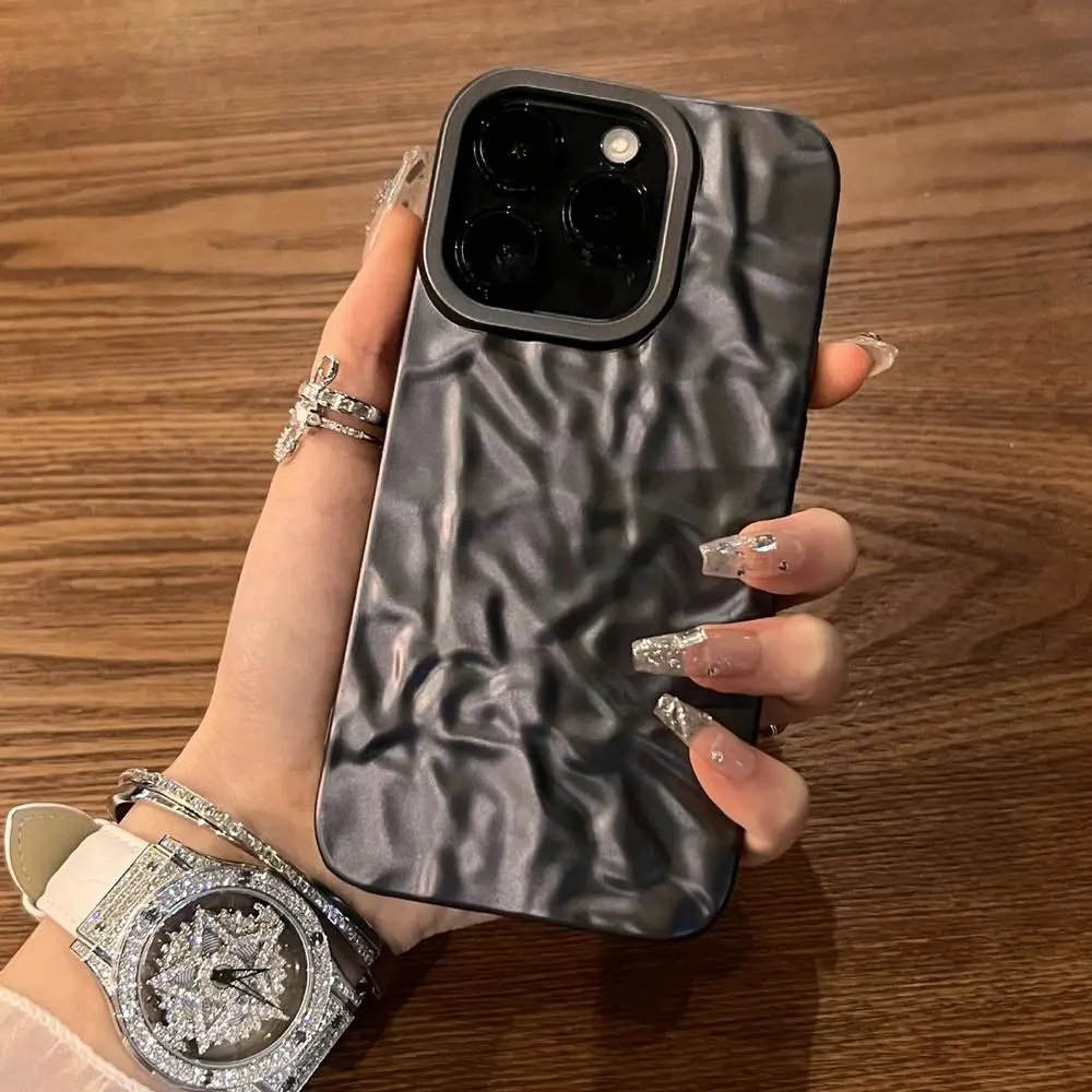 Unbranded Phone Cases Wrinkled textured iPhone case — Style 6