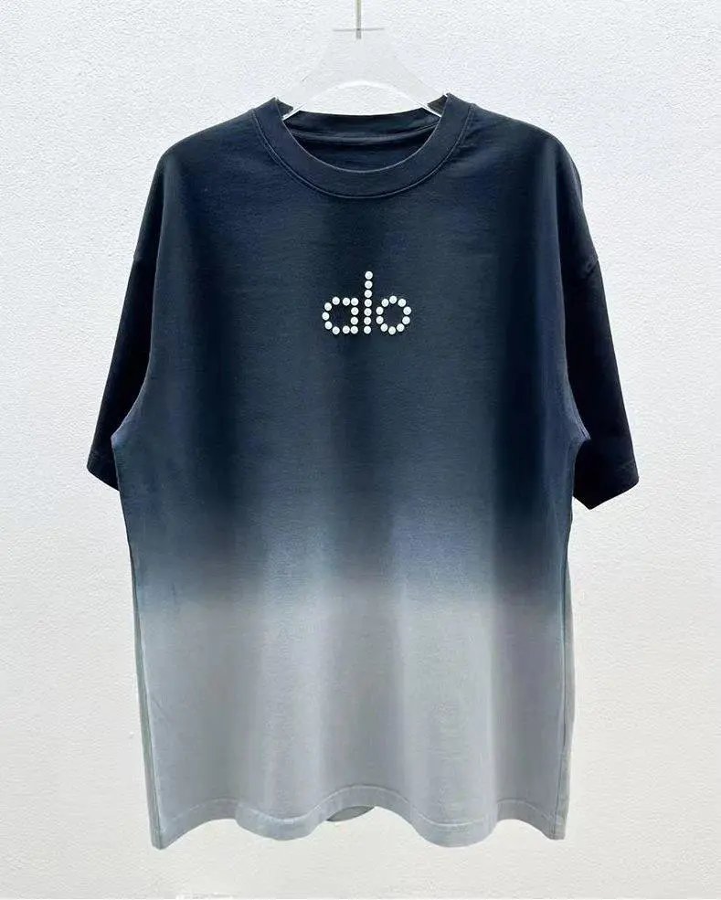 Alo Yoga T-Shirts Short-Sleeve Logo Graphic T-Shirt — Style 3
