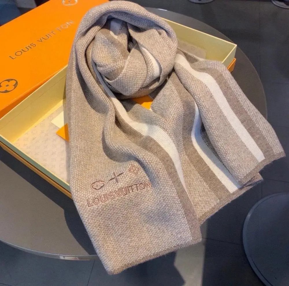 Chanel Scarves Knitted CC Logo Scarf — Style 37