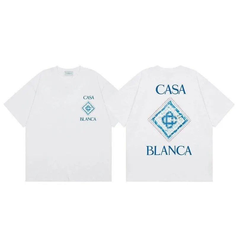 Casablanca T-Shirts Short-Sleeve Graphic Print — Style 23