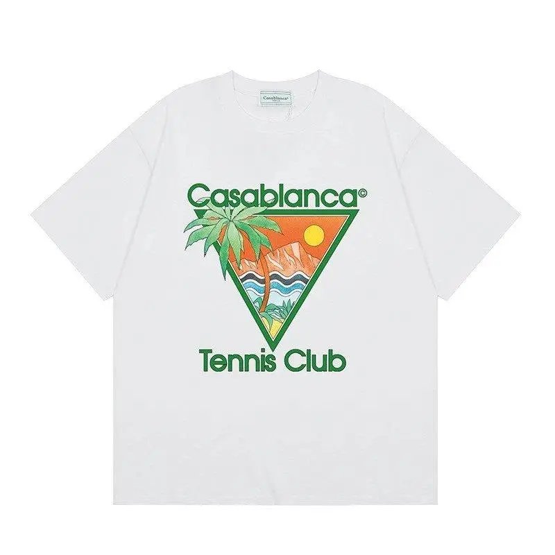 Casablanca T-Shirts Short-Sleeve Graphic Print — Style 31