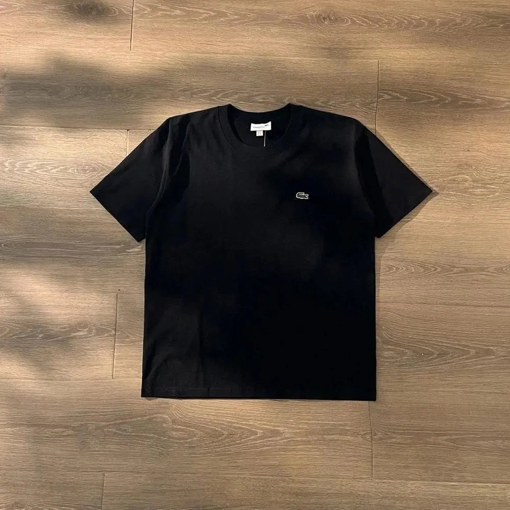 Lacoste T-Shirts Short-Sleeve Crew-Neck Crocodile Logo — Style 4