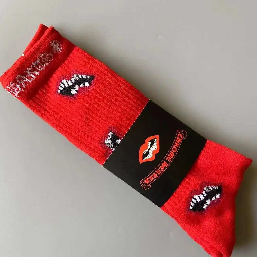 Chrome Hearts Socks Striped crew — Style 4
